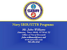 Navy SBIR/STTR Overview